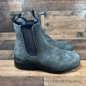 Blundstone Women’s Originals High Top Chelsea Boots 1630 Rustic Black SZ 8 US